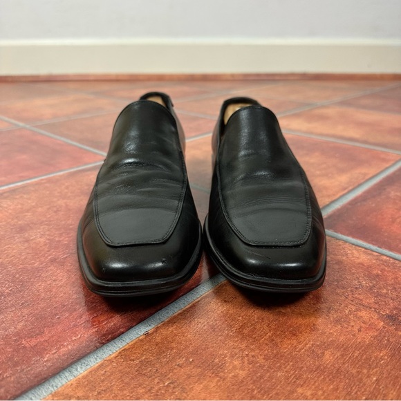 To Boot Calf Leather Slip-On Loafers in Black - Picture 6 of 10